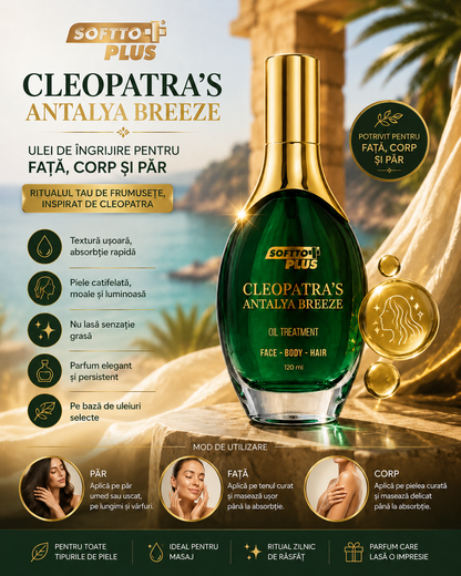 Cleopatra’s Antalya Breeze – Ulei de Îngrijire pentru Față, Corp și Păr, 120 ml