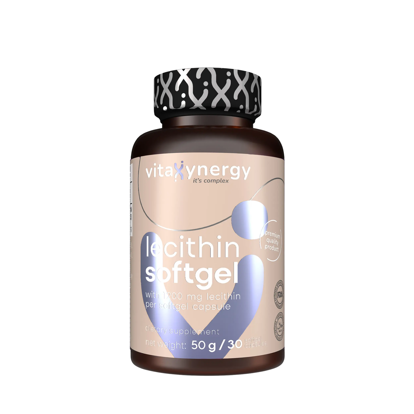 Lecithin Softgel – 1200mg Soy Lecithin for Brain & Liver, 30 Capsules