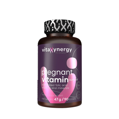 Pregnant Vitamin Complex – Folic Acid, Iron, Calcium & D3, 30 Tablets