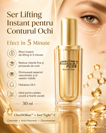 Instant Lifting Serum for the Eye Contour, 30 ml – Effect in 5 Minutes