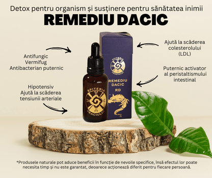 Remediu Dacic - RD - Deparazitant și antibiotic natural