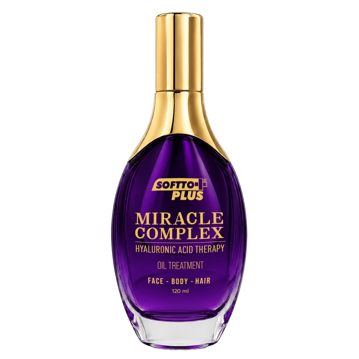 Miracle Complex – Ulei cu Acid Hialuronic pentru Față, Corp și Păr, 120 ml