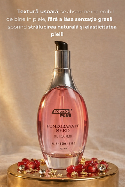 Ulei din Sâmburi de Rodie pentru Păr, Față și Corp – 120 ml
