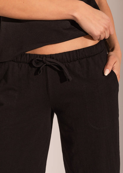 Pantaloni damă Texture Bumbac