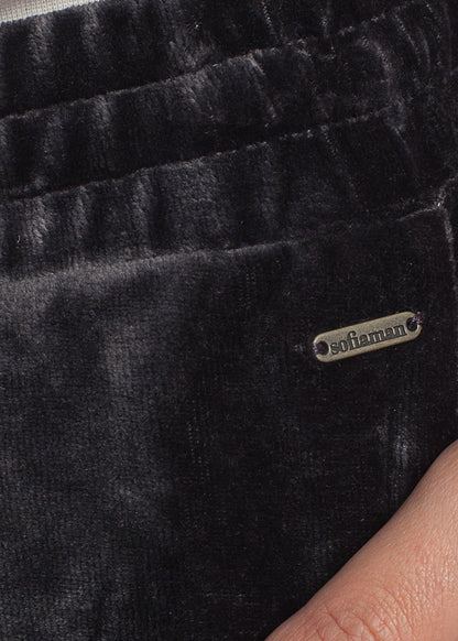 Pantaloni Damă Velvet negru