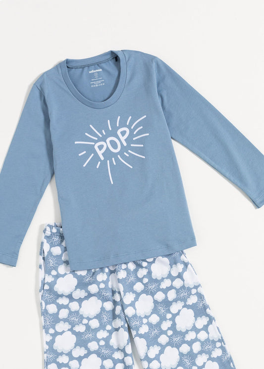 Pijama Fete Alice Bumbac TWIN