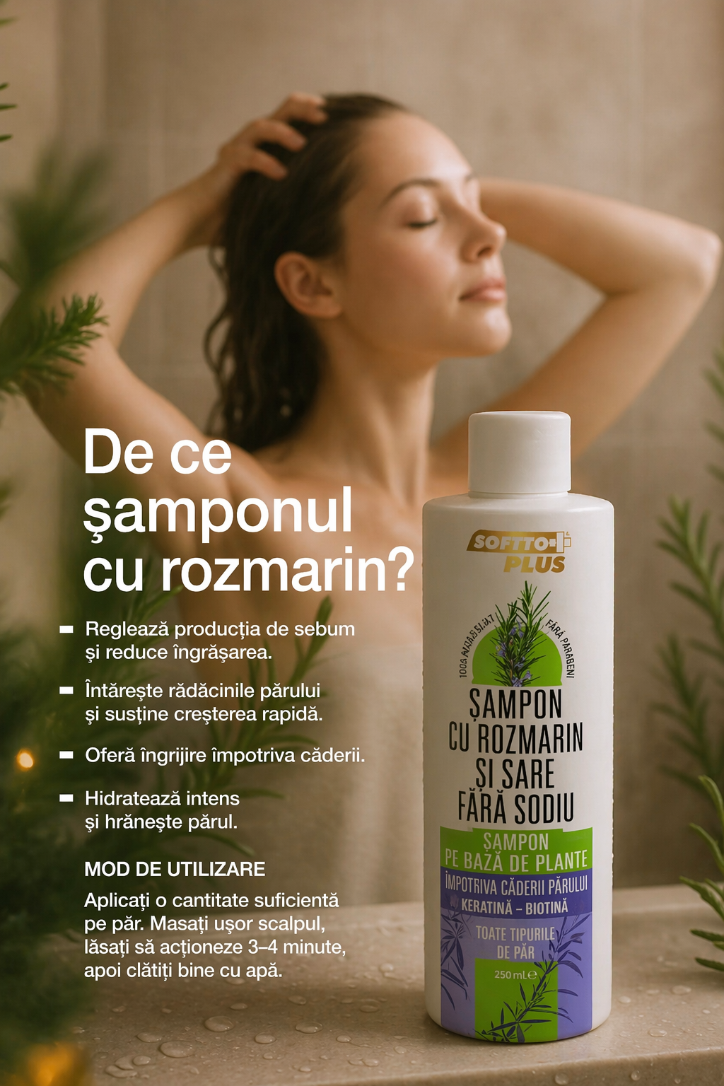 Salt-Free Rosemary Shampoo