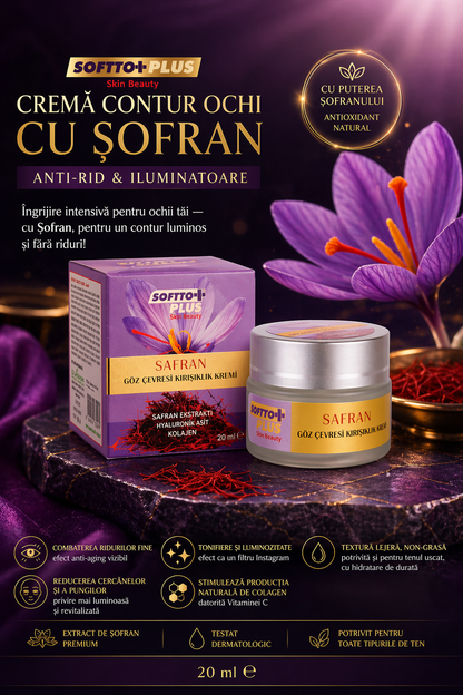 Saffron Eye Contour Cream – Anti-Wrinkle & Illuminating, 20 ml