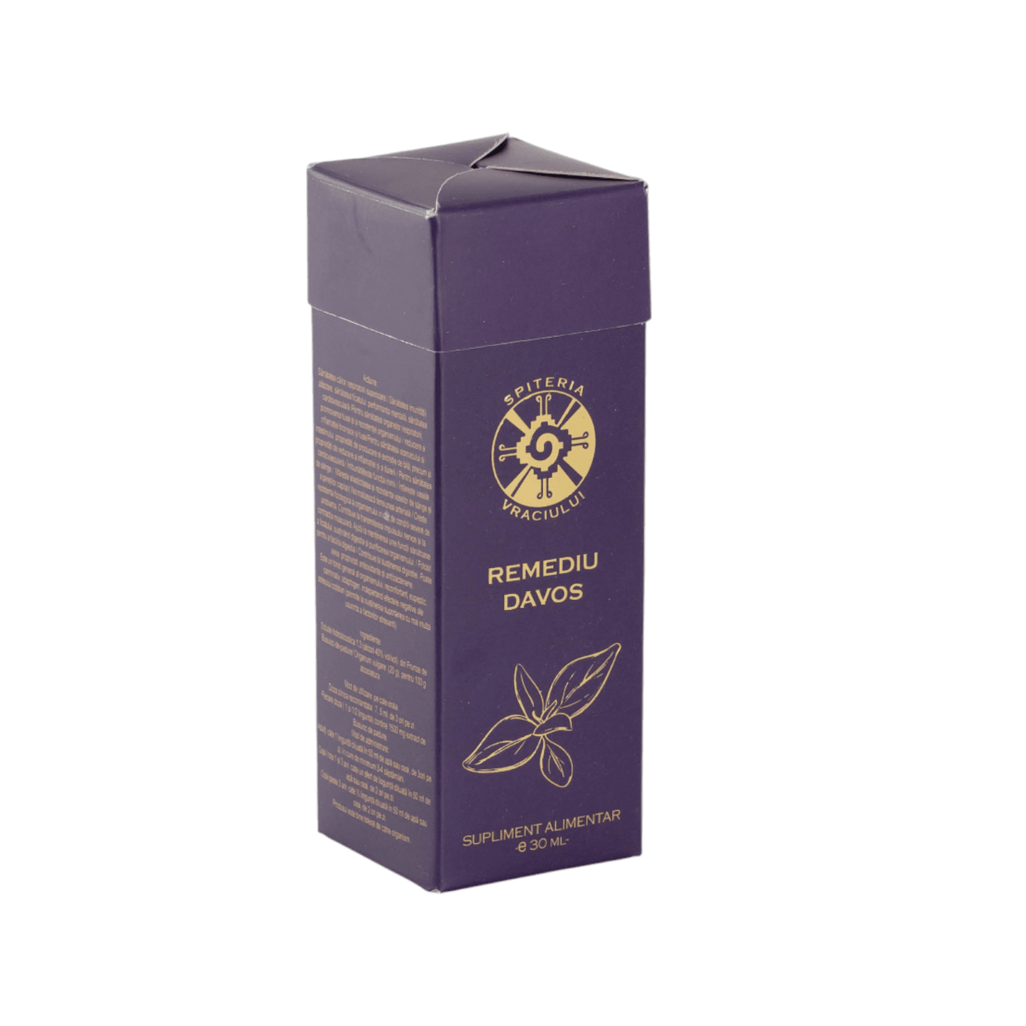 Remediu DAVOS - Reduce inflamația la nivelul gâtului și ameliorează tusea