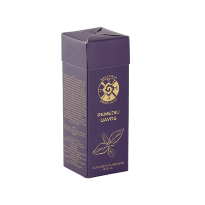 Remediu DAVOS - Reduce inflamația la nivelul gâtului și ameliorează tusea