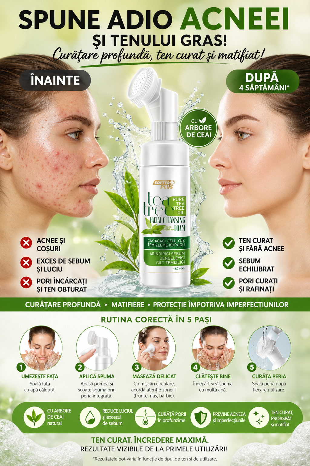 Tea Tree Facial Cleansing Foam