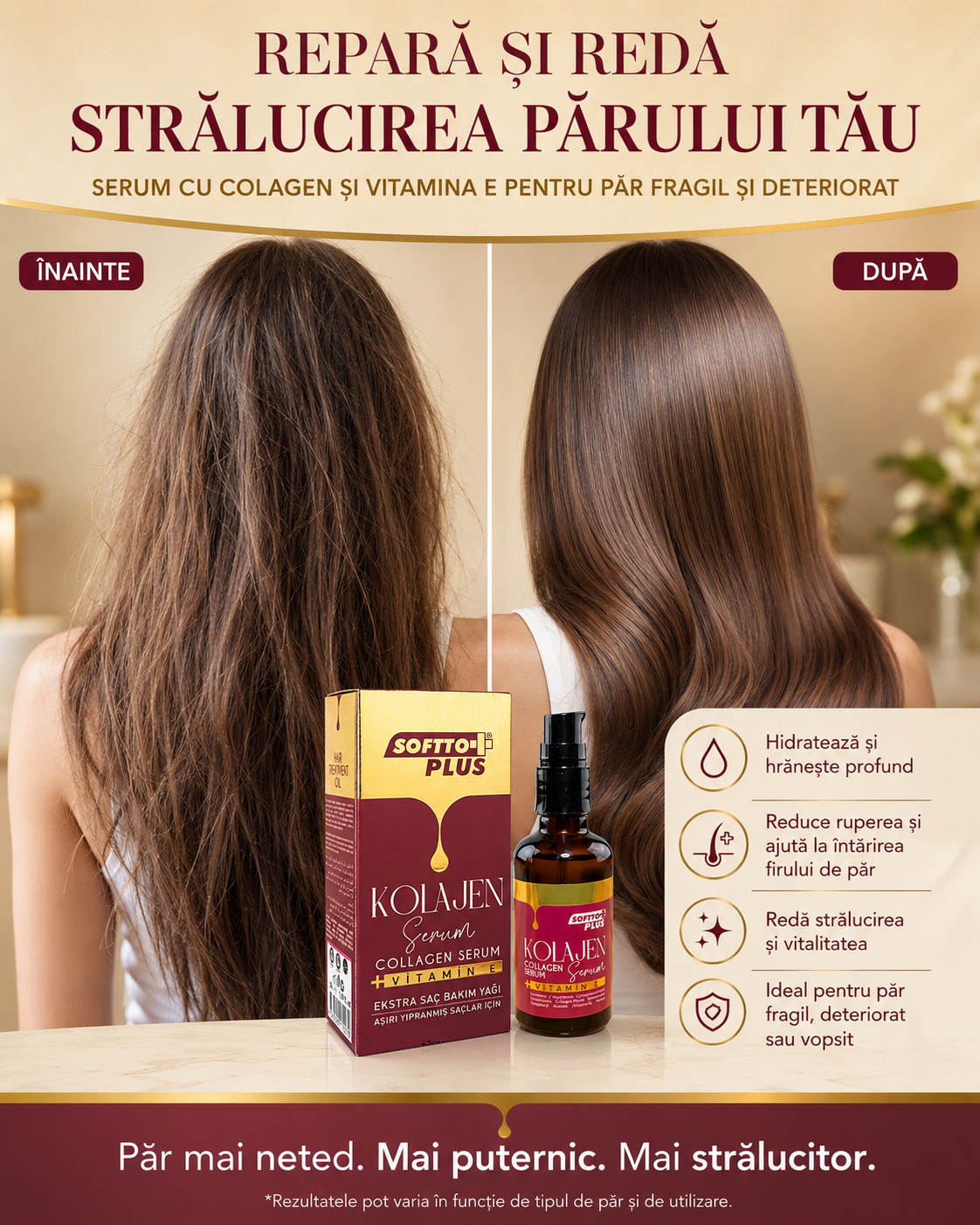 Collagen Hair Serum – Healthy and Shiny Hair